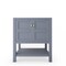 Castello Usa Alicia 30" Gray Vanity Base with Gold Handles CB-VEN-30G-GLD-VBO - alternate 1